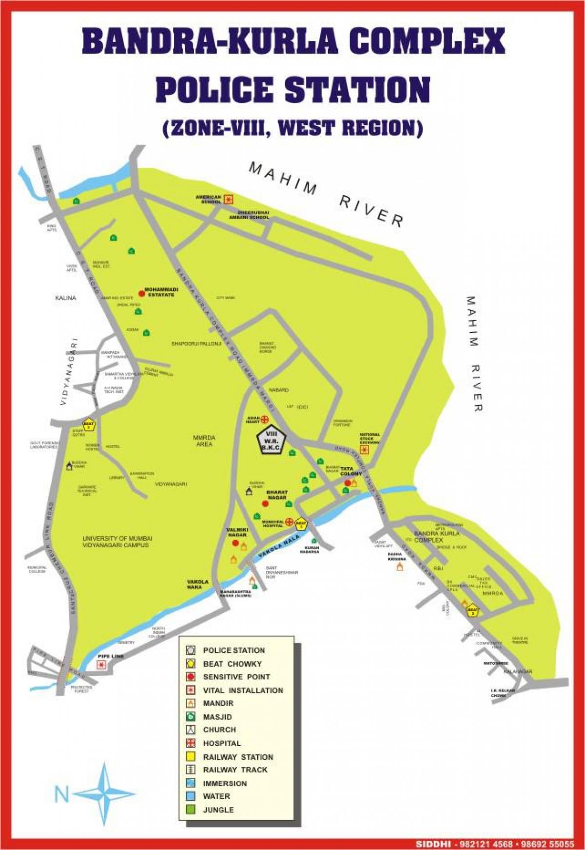 bkc孟买地图