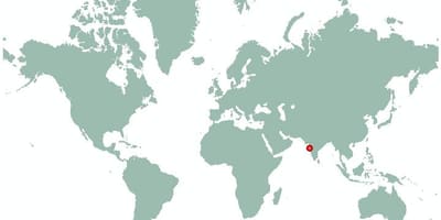 孟买在世界地图