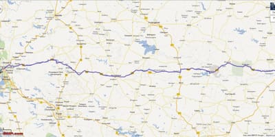 孟买的那格浦尔的高速公路路线图