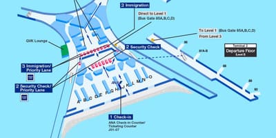 孟买国际机场终端2地图