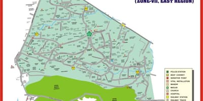 孟买班杜普的地图