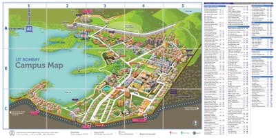 Iit孟买的校园地图